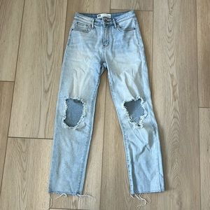 RSQ high rise straight leg women’s jeans | size 0/w24